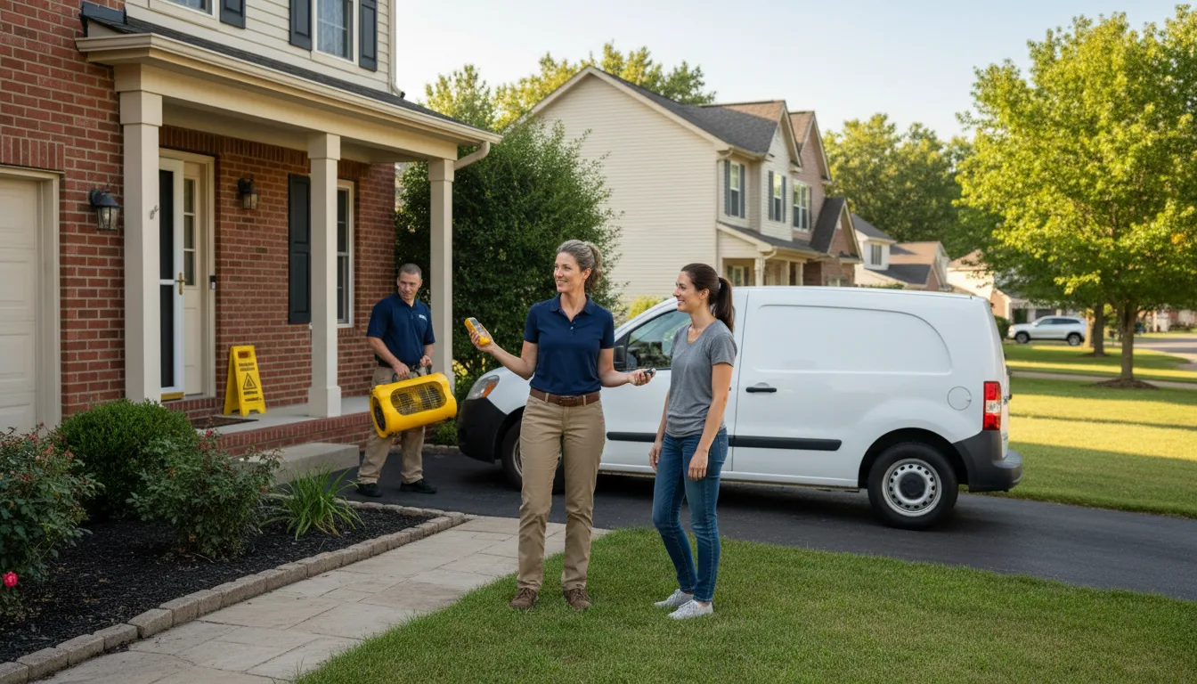 Residential water damage restoration in Arizona